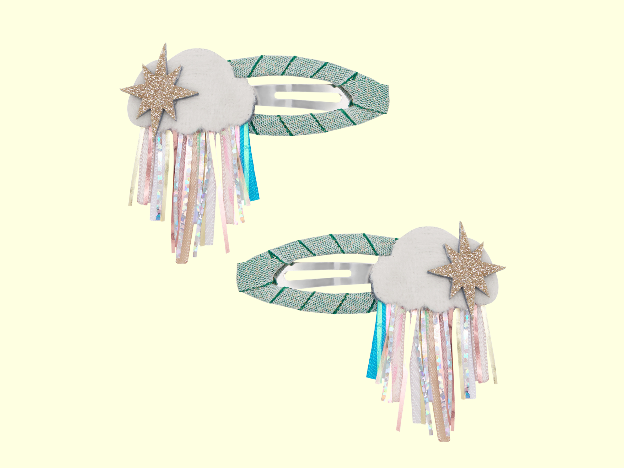 Mimi & Lula Rainy Cloud Hair Clips