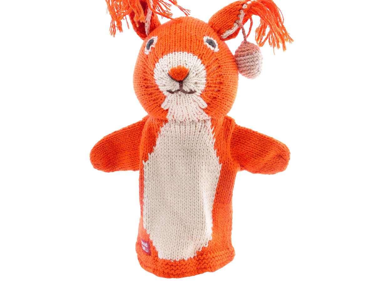 Chunki Chilli Red Squirrel Hand Puppet