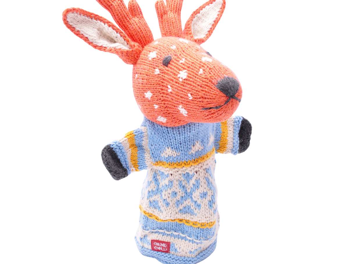 Chunki Chilli Reindeer Hand Puppet