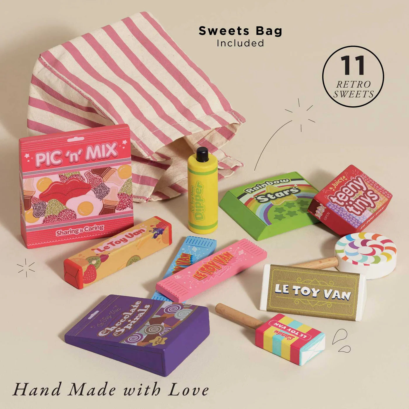 Le Toy Van Retro Sweets and Candy Roleplay Set