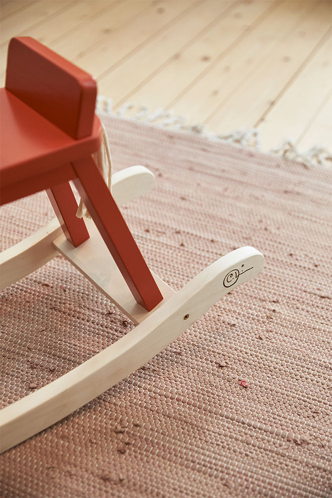 Kid's Concept Rocking Horse Orange Red, Carl Larsson