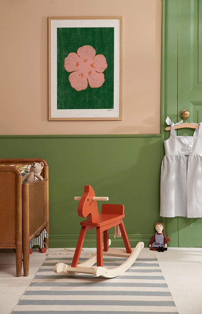 Kid's Concept Rocking Horse Orange Red, Carl Larsson