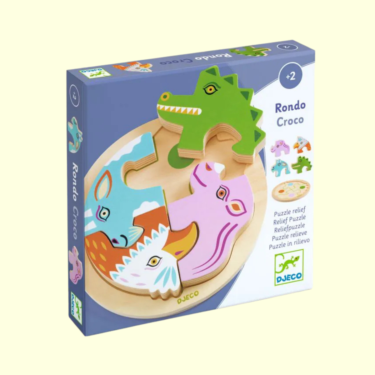 Djeco Rondo Croco Wooden Puzzle