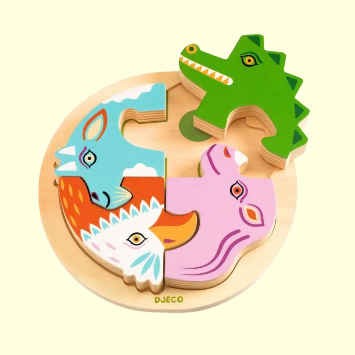 Djeco Rondo Croco Wooden Puzzle