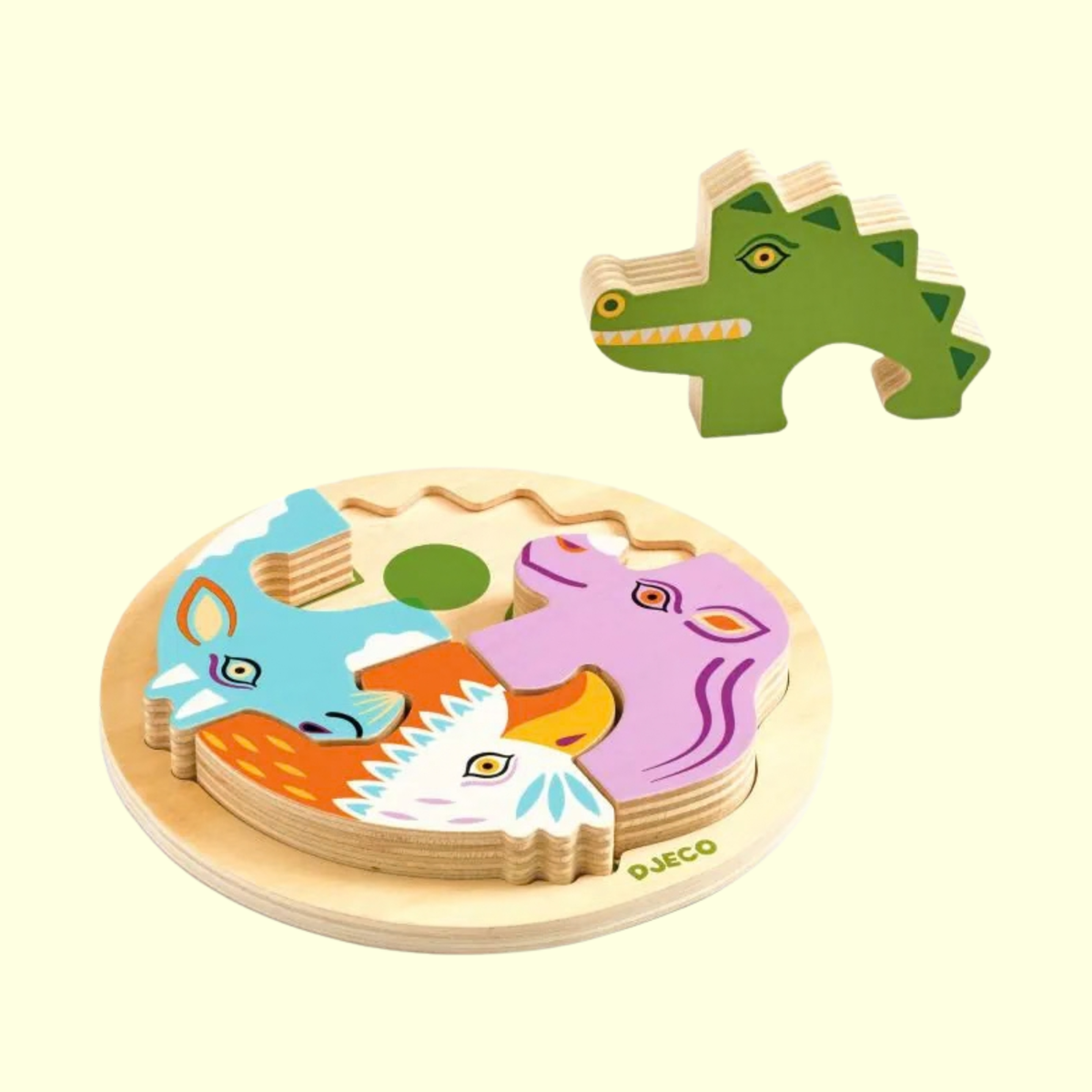 Djeco Rondo Croco Wooden Puzzle