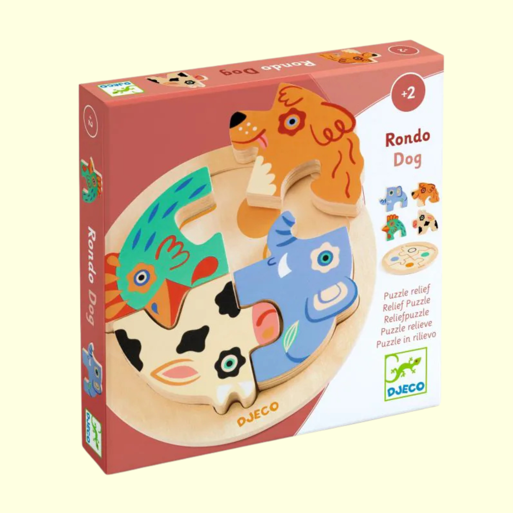 Djeco Rondo Dog Wooden Puzzle