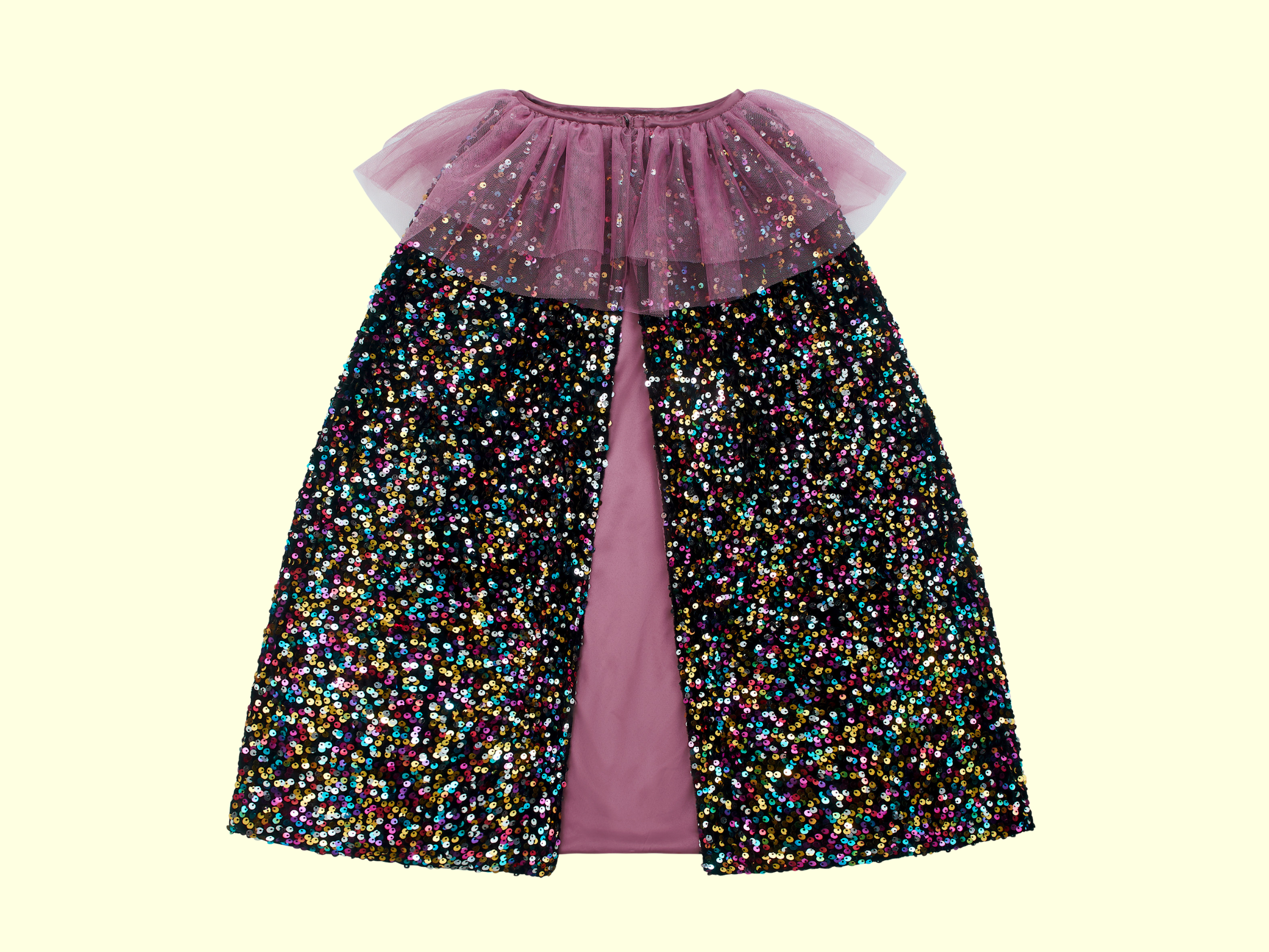 Mimi & Lula Ruffle Dazzle Sequin Cape