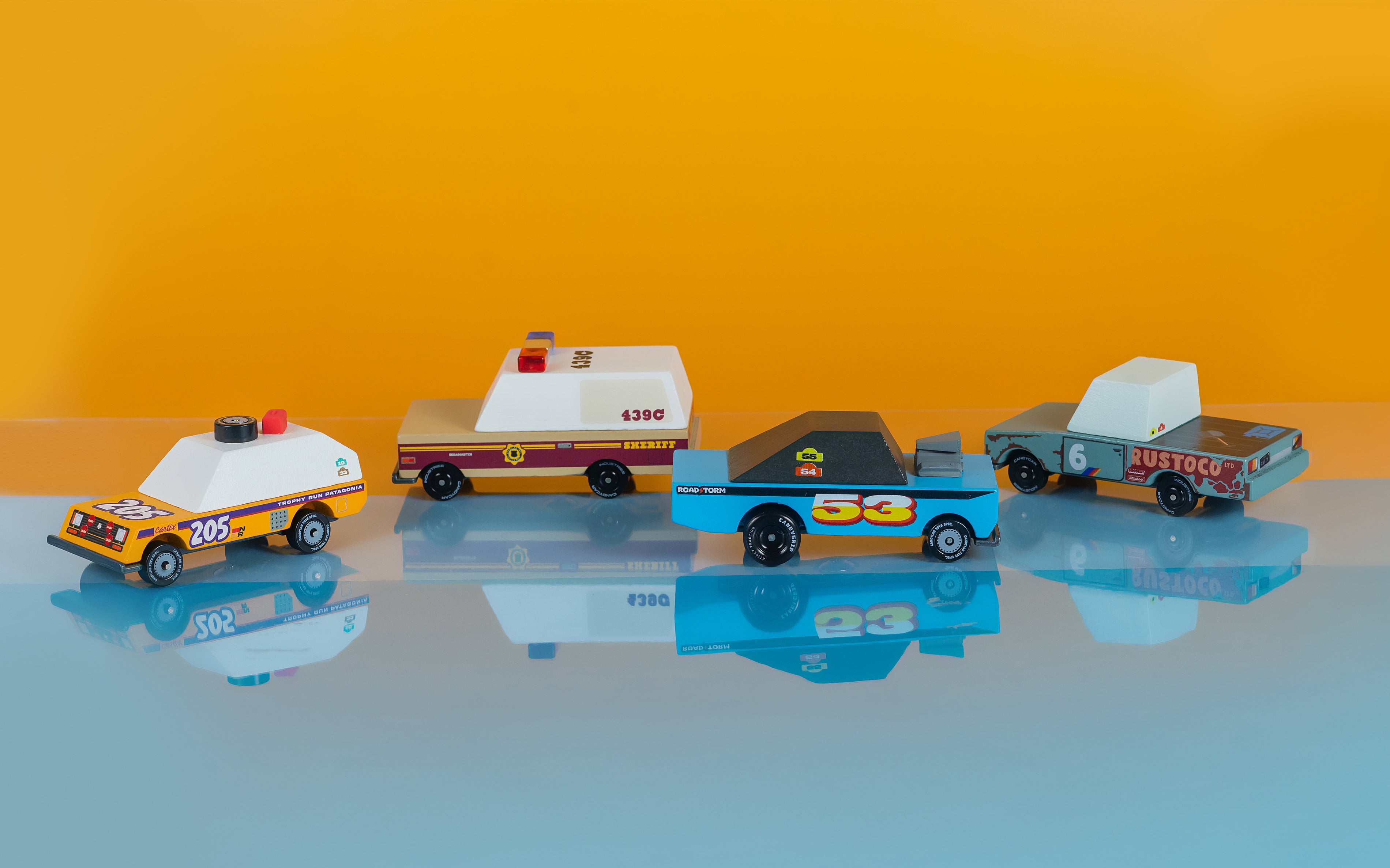 Candylab Toons Rust Patrol 4-Pack Race Cars