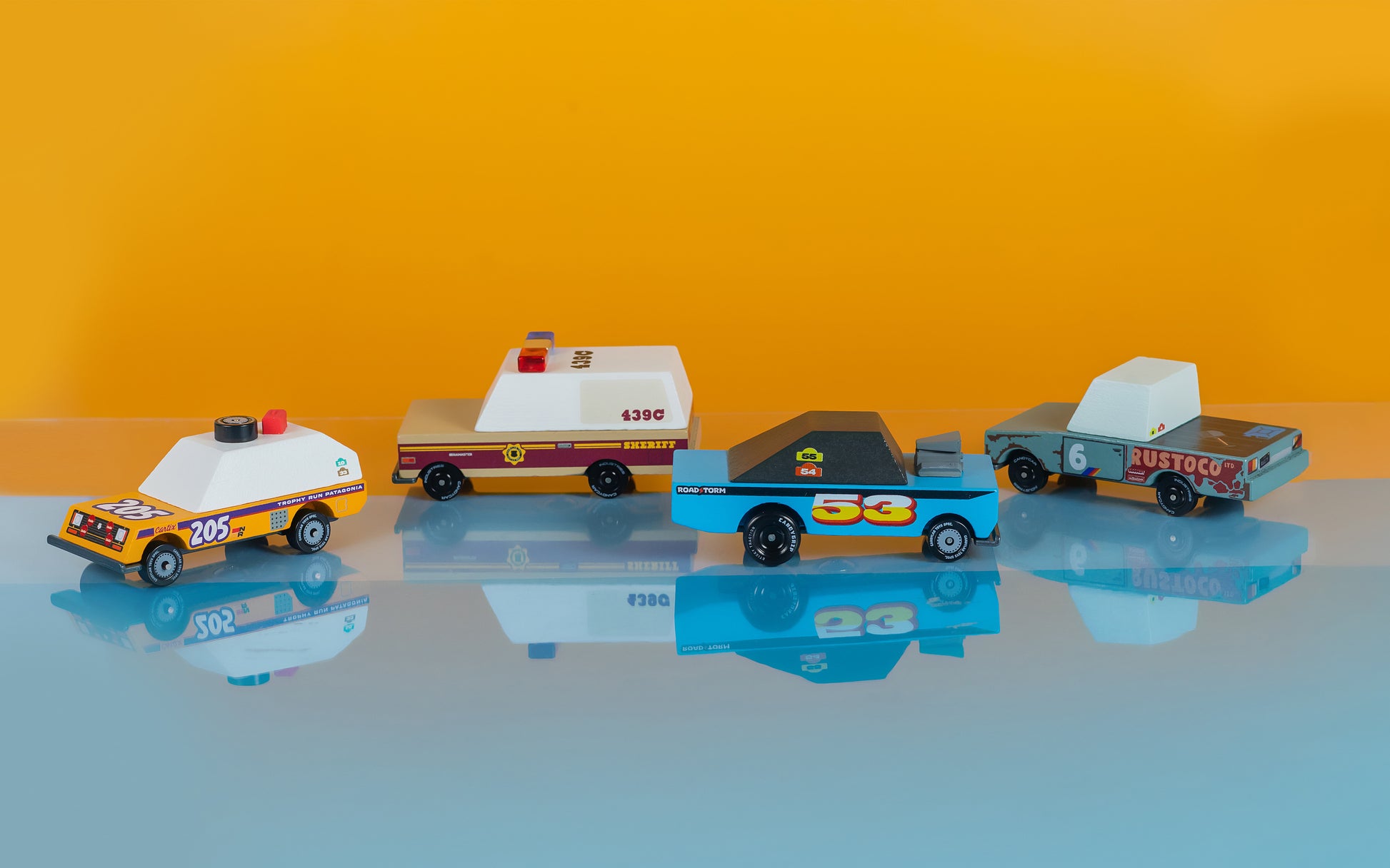 Candylab Toons Rust Patrol 4-Pack Race Cars