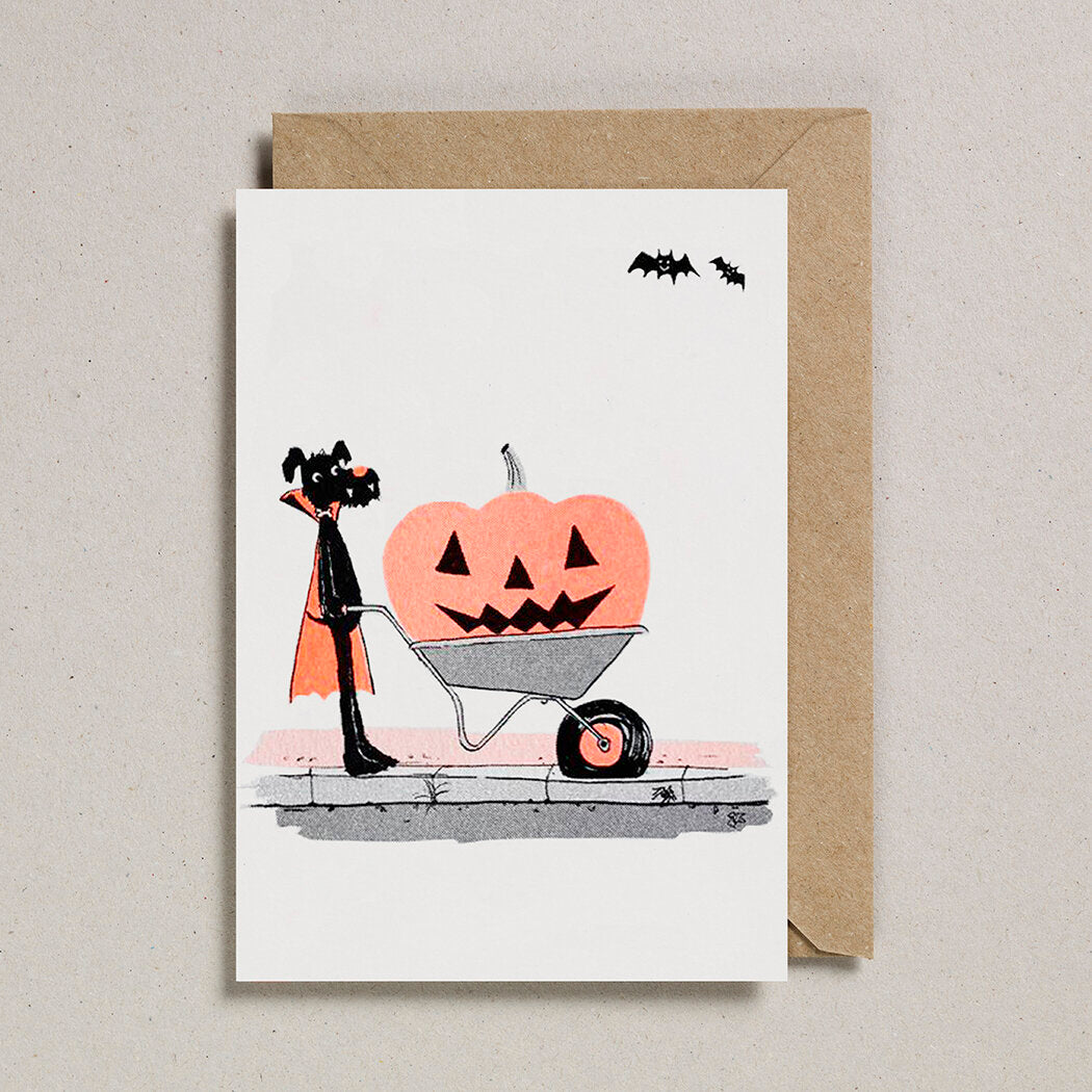 Halloween Dog Rusty Studio Greetings Card