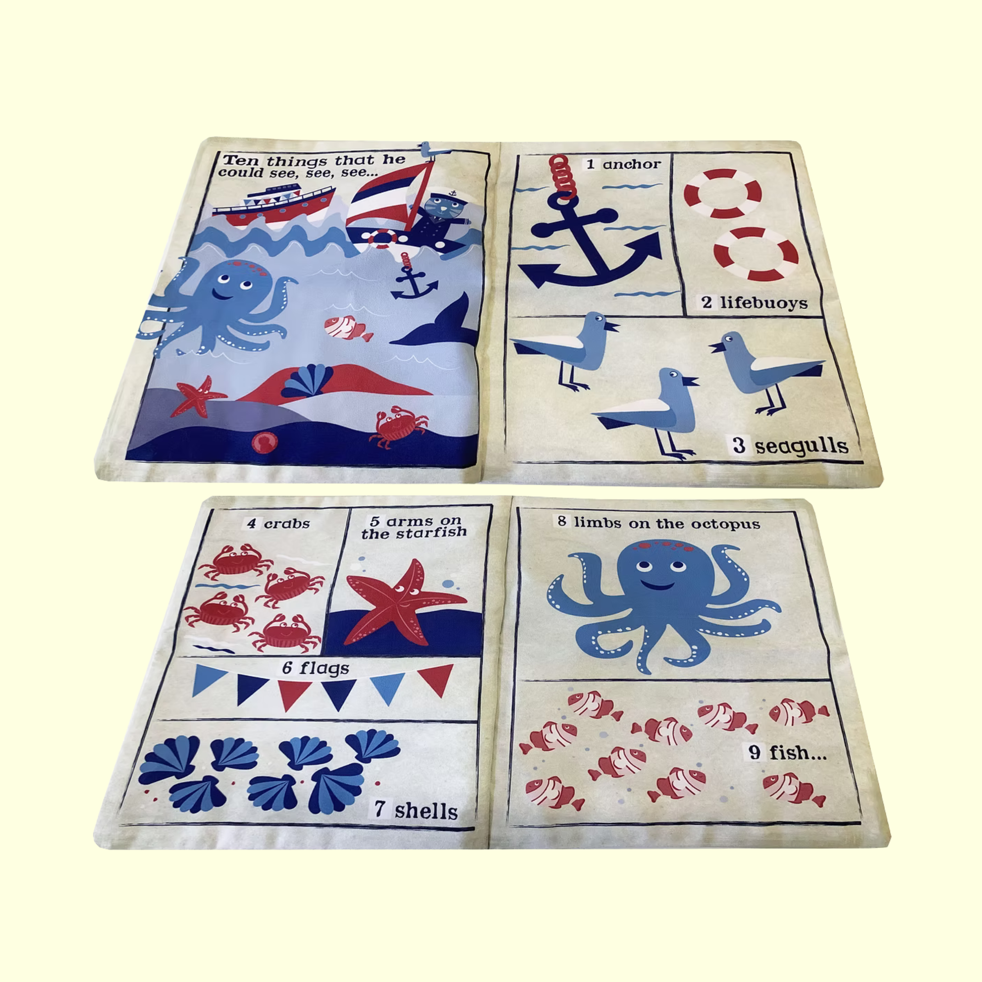 Jo & Nic's Crinkly Cloth Books - Sailor Went To Sea
