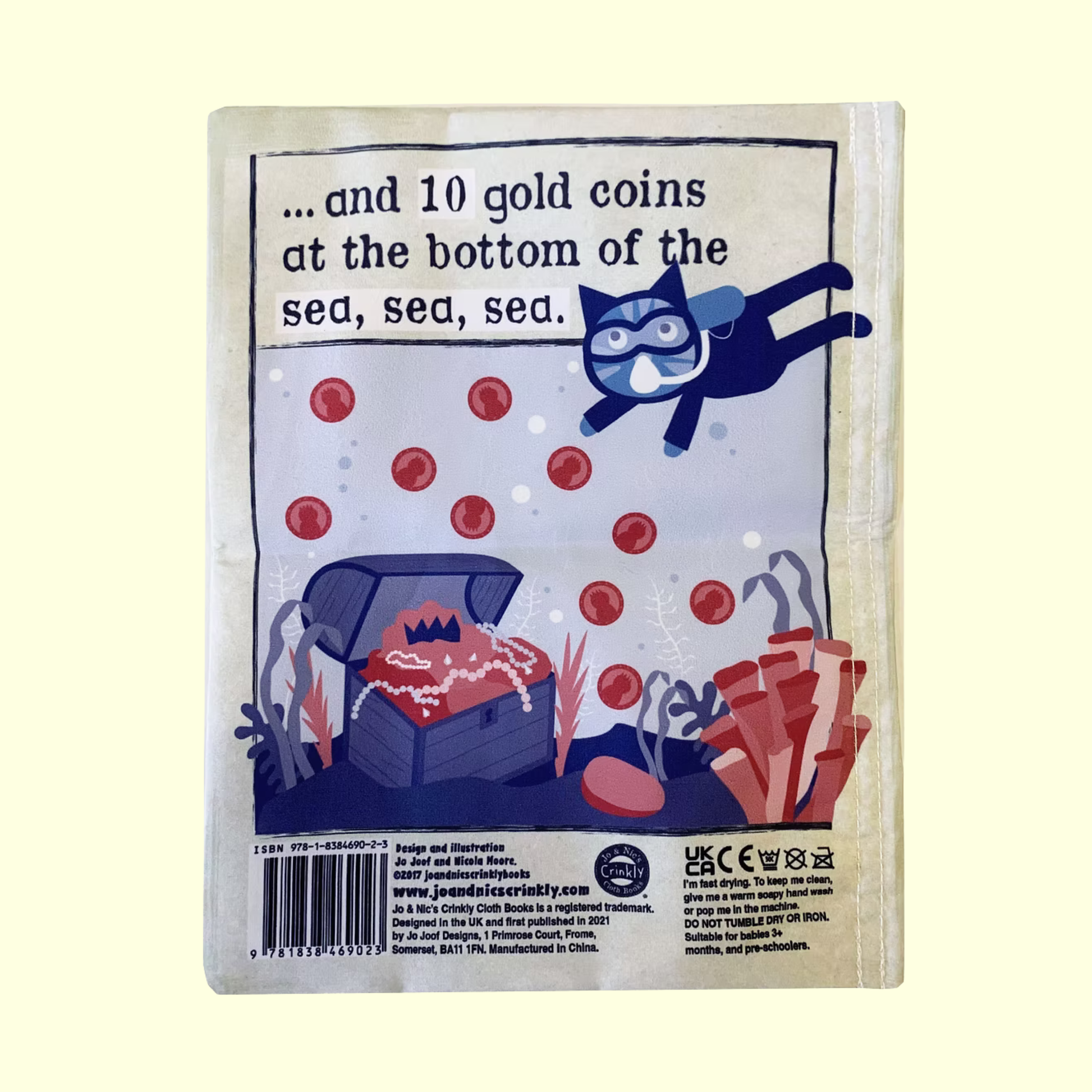 Jo & Nic's Crinkly Cloth Books - Sailor Went To Sea