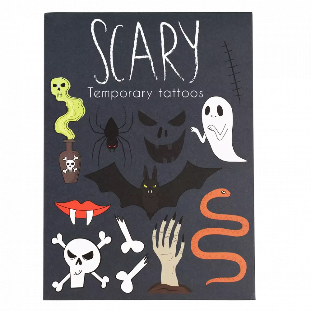 Rex London Temporary Tattoos: Scary