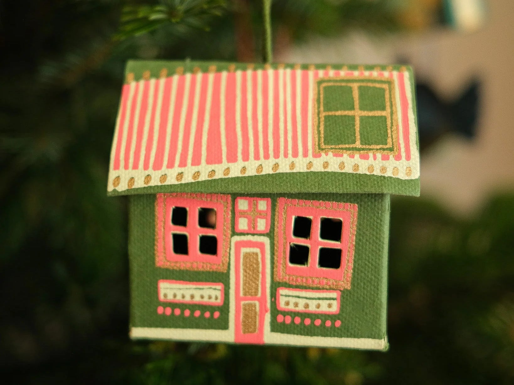 East End Press Scottish Bothy Screen Printed Board Decoration