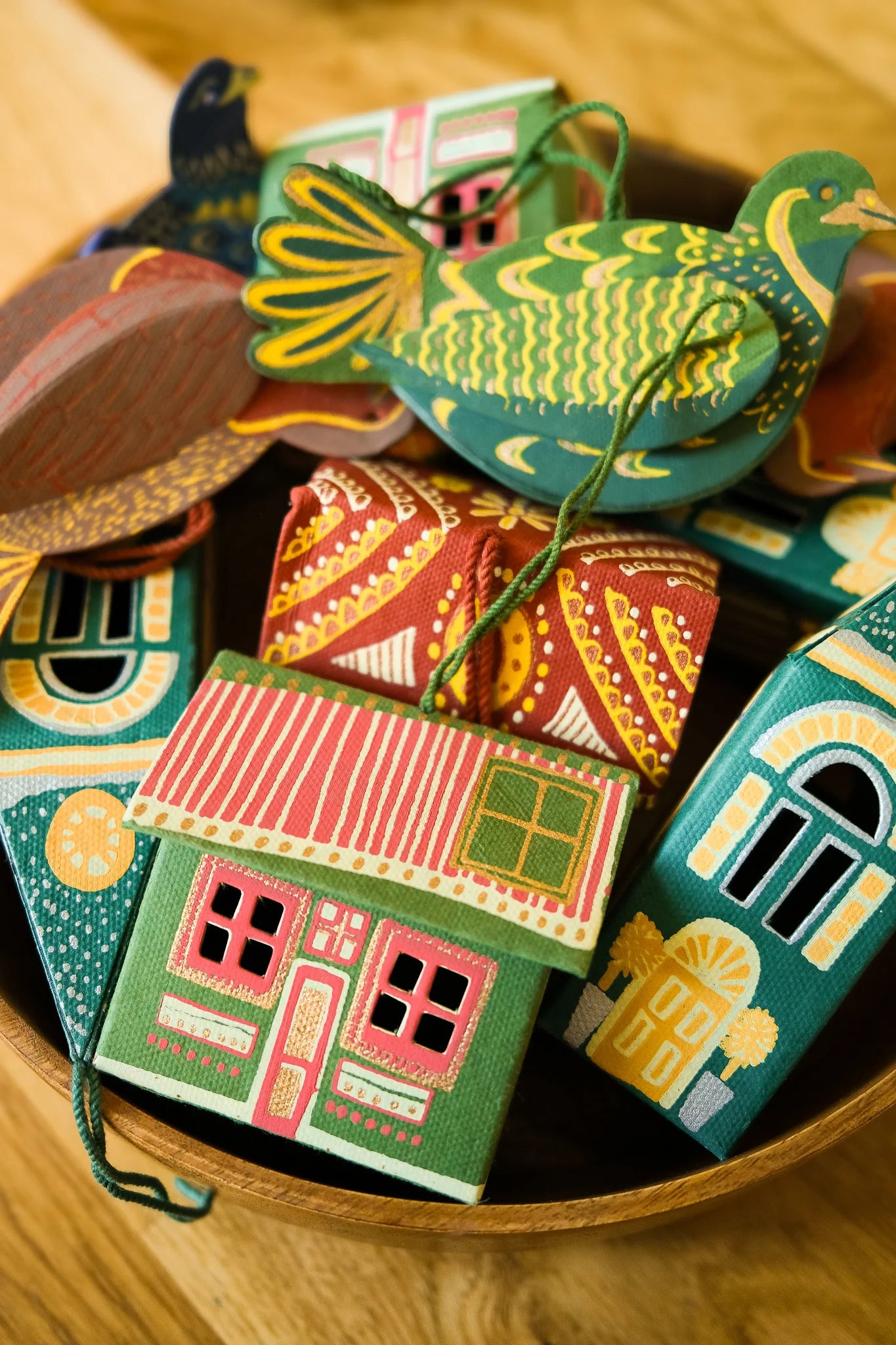 East End Press Scottish Bothy Screen Printed Board Decoration