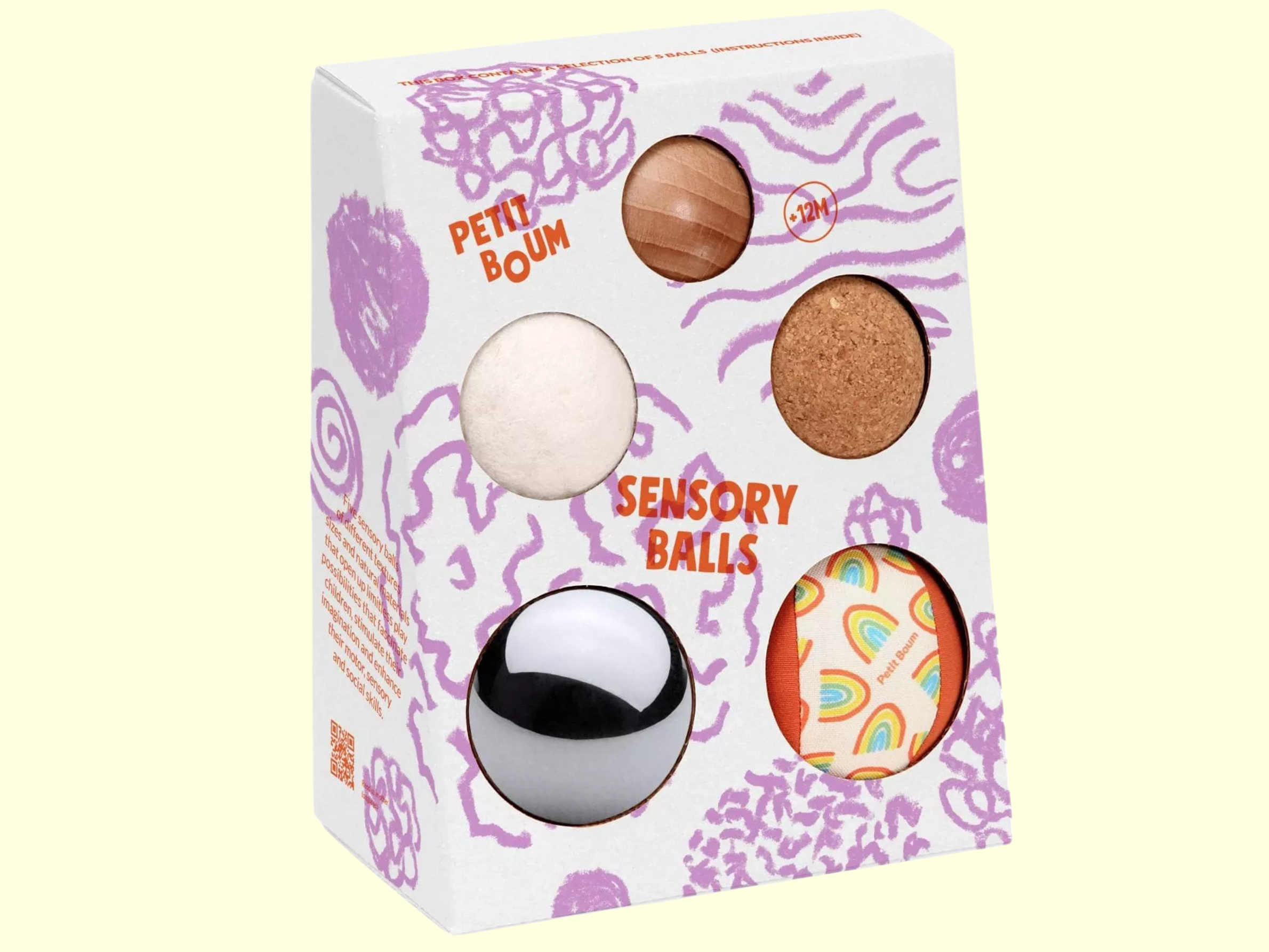 Petit Boum Sensory Toy Ball Set