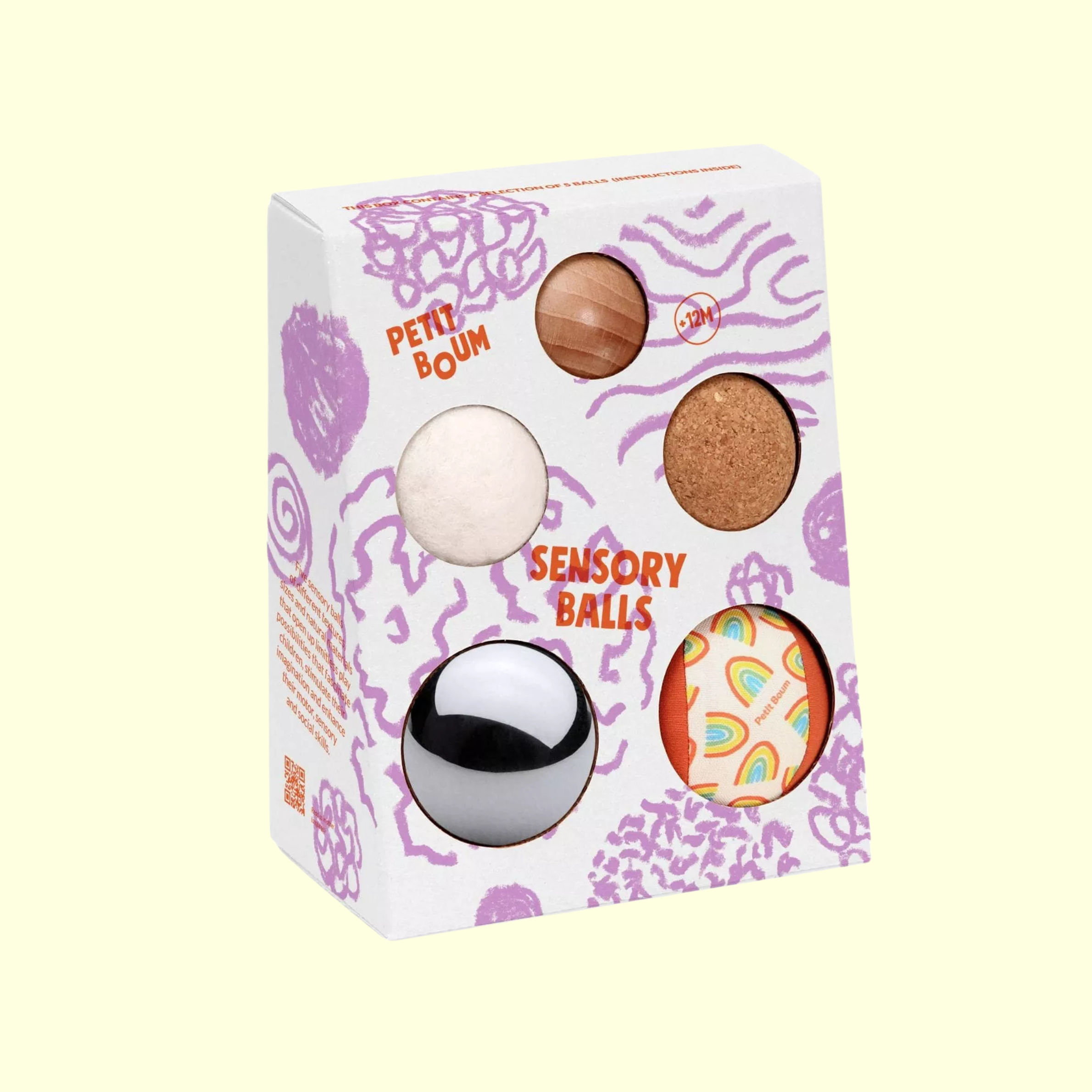 Petit Boum Sensory Toy Ball Set