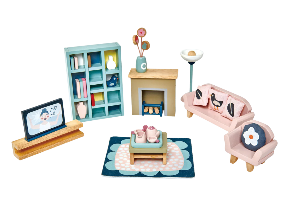 Tender Leaf Dolls House Sitting Room Furniture