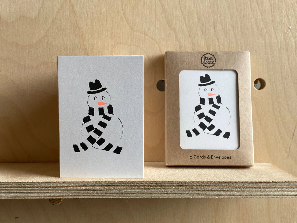 Snowman Mini Cards - Pack of 6