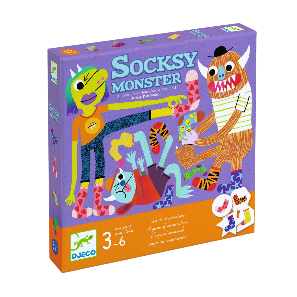 Djeco Socksy Monster Game