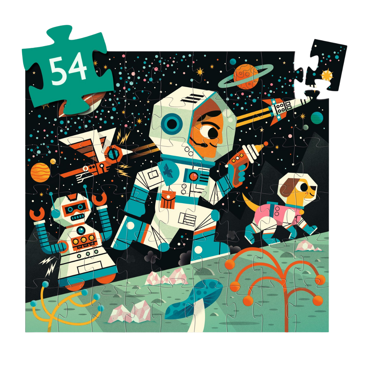 Djeco Space Station 54 Piece Puzzles