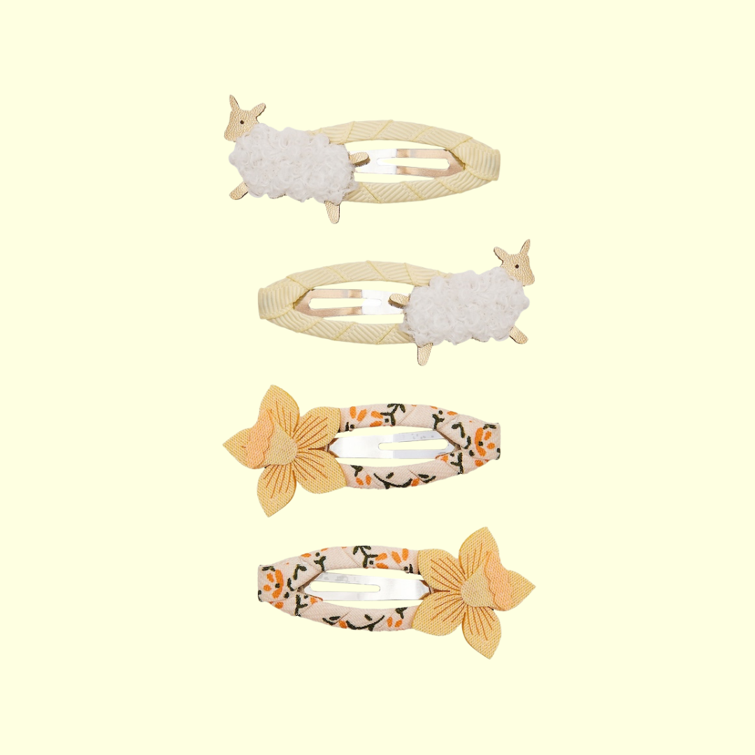 Mimi & Lula Spring Lamb Clic Clac Hair Clips