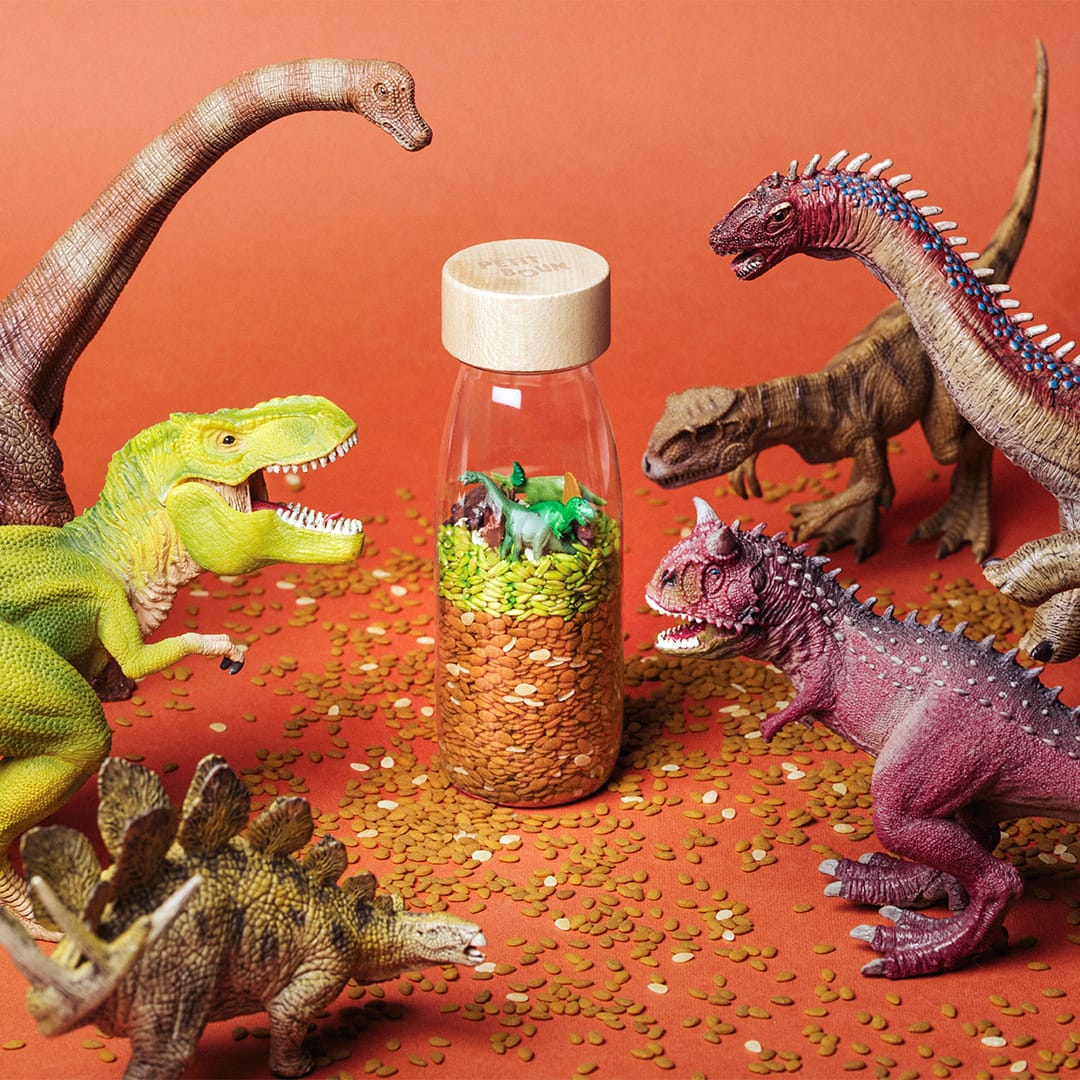 Petit Boum Sensory Spy Bottle - Jurassic