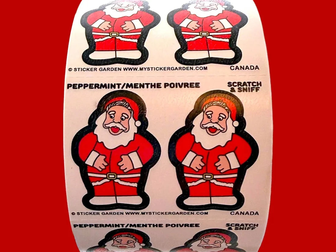 Sticker Garden Scratch and Sniff Stickers - Peppermint Santa