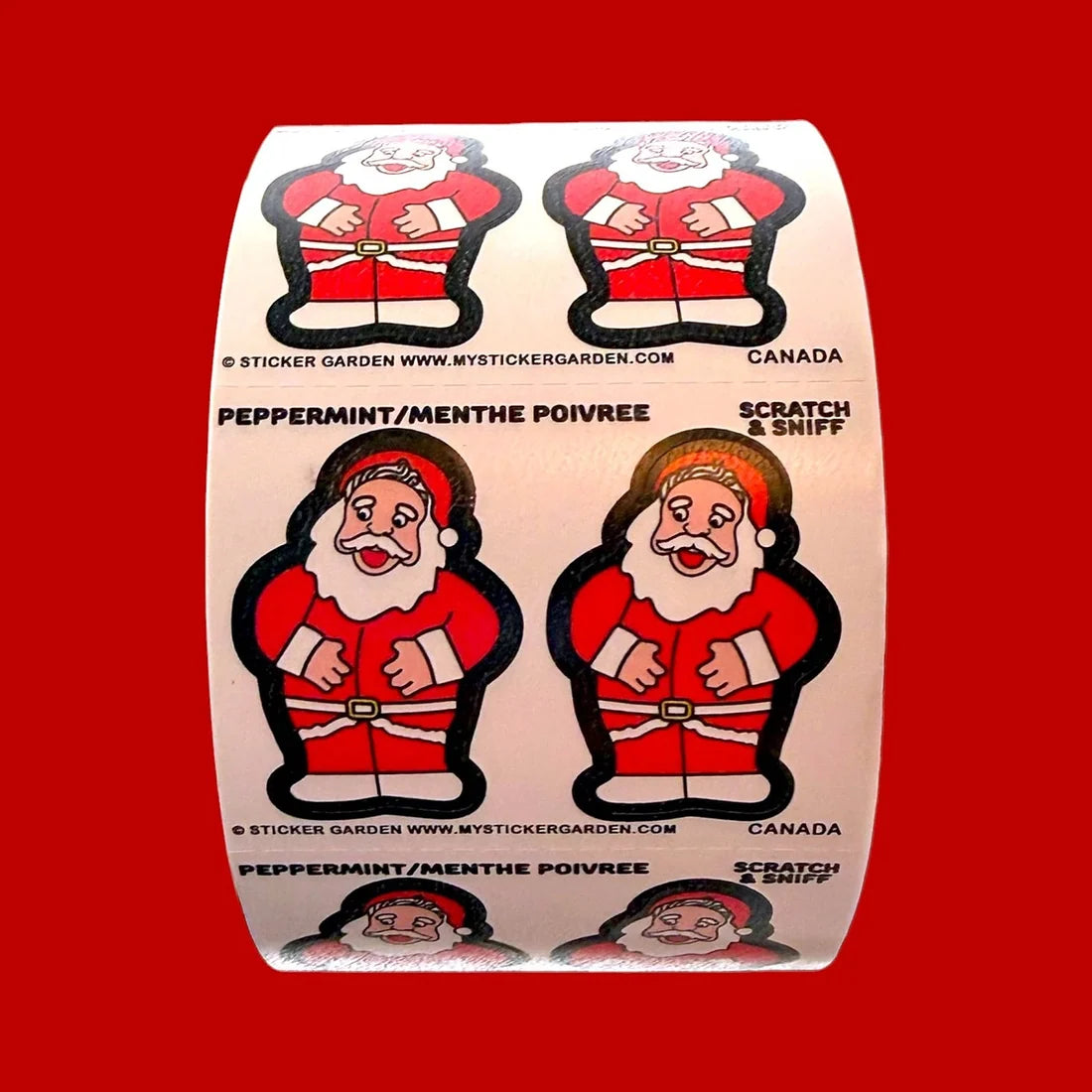 Sticker Garden Scratch and Sniff Stickers - Peppermint Santa