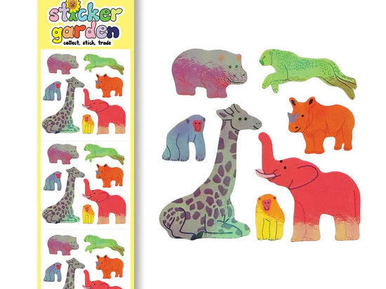 Sticker Garden Pearl Jungle Animal Stickers