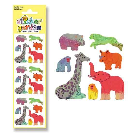 Sticker Garden Pearl Jungle Animal Stickers