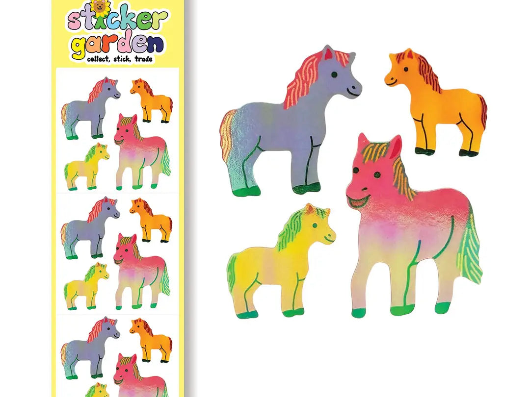 Sticker Garden Pearl Colourful Ponies