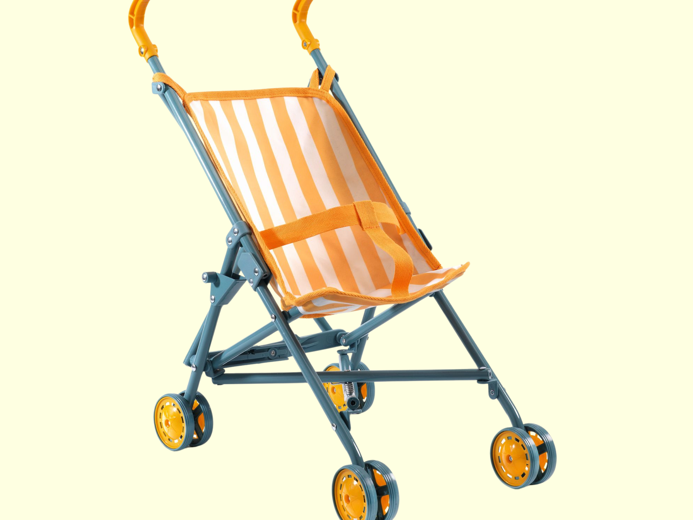 Djeco Baby Doll Stroller Pushchair - Sunshine