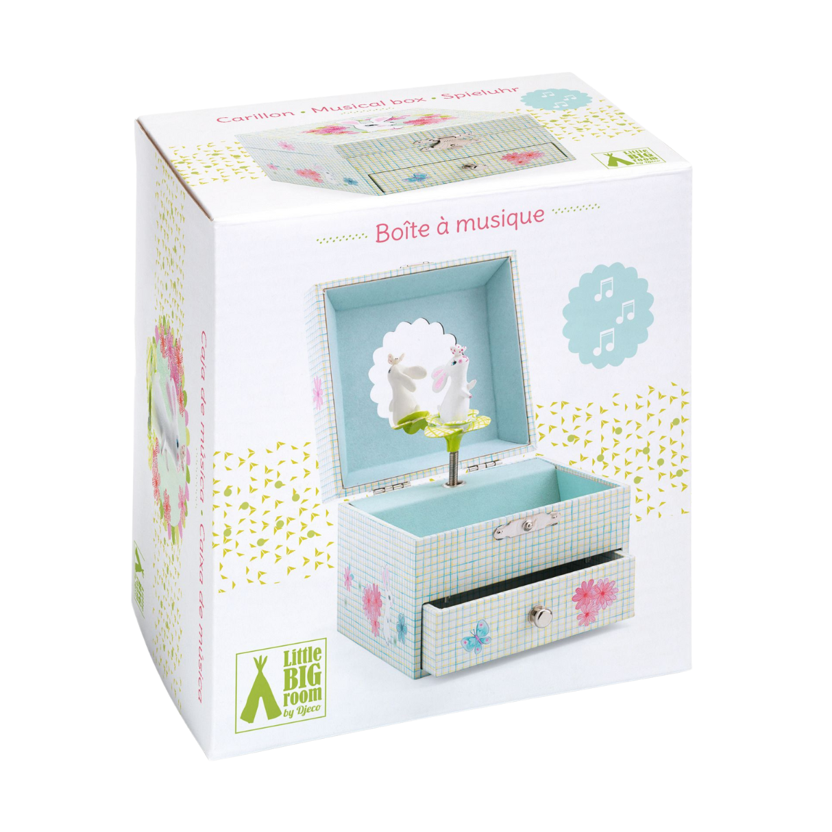 Djeco Musical Jewellery Box - Sweet Rabbit's Song
