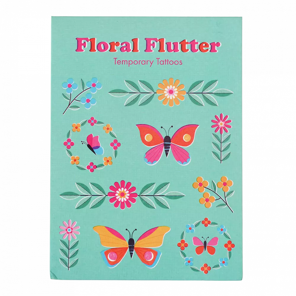 Rex London Temporary Tattoos: Floral Flutter