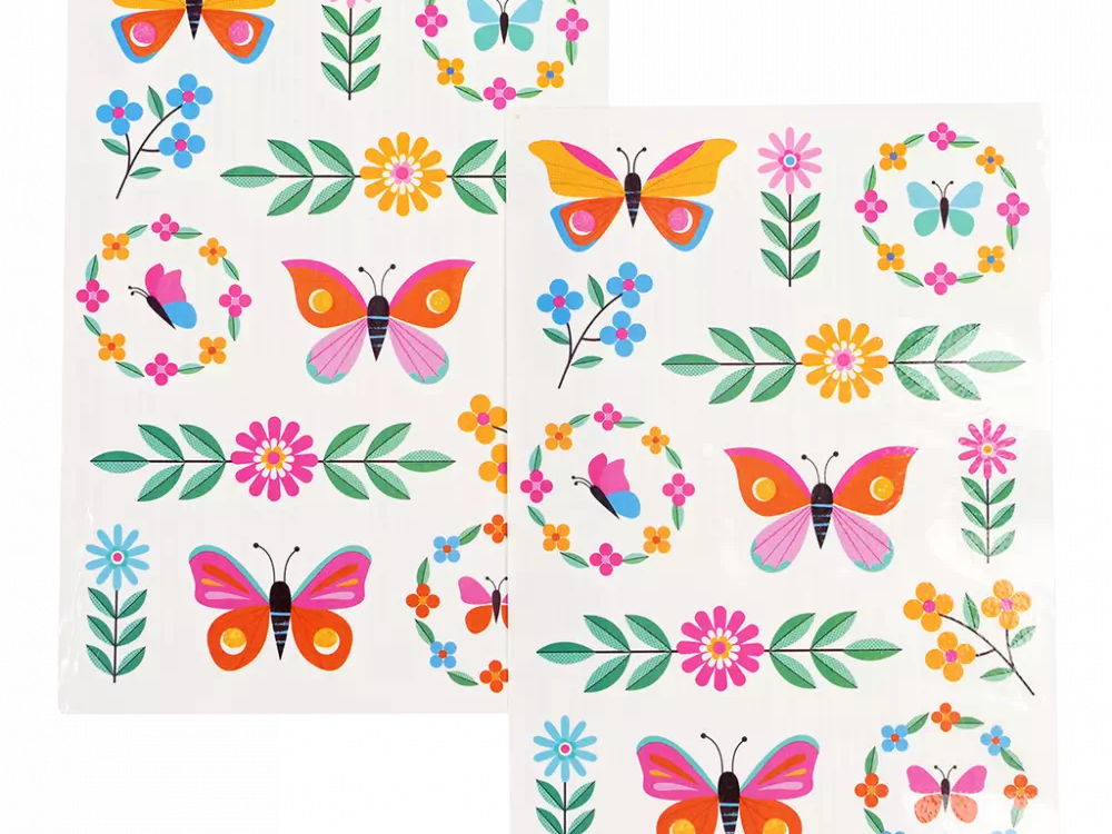 Rex London Temporary Tattoos: Floral Flutter