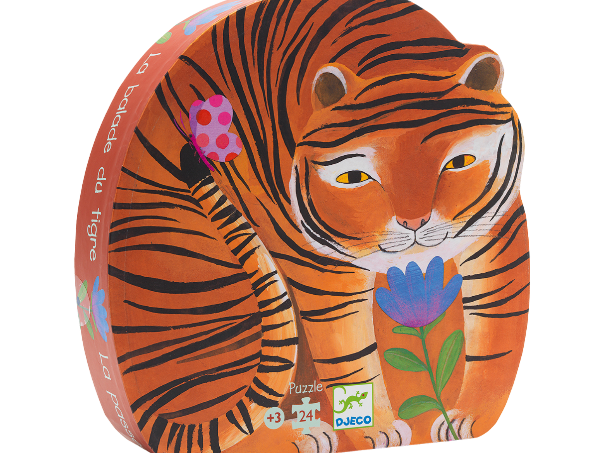 Djeco The Tiger's Walk 24 Piece Puzzle