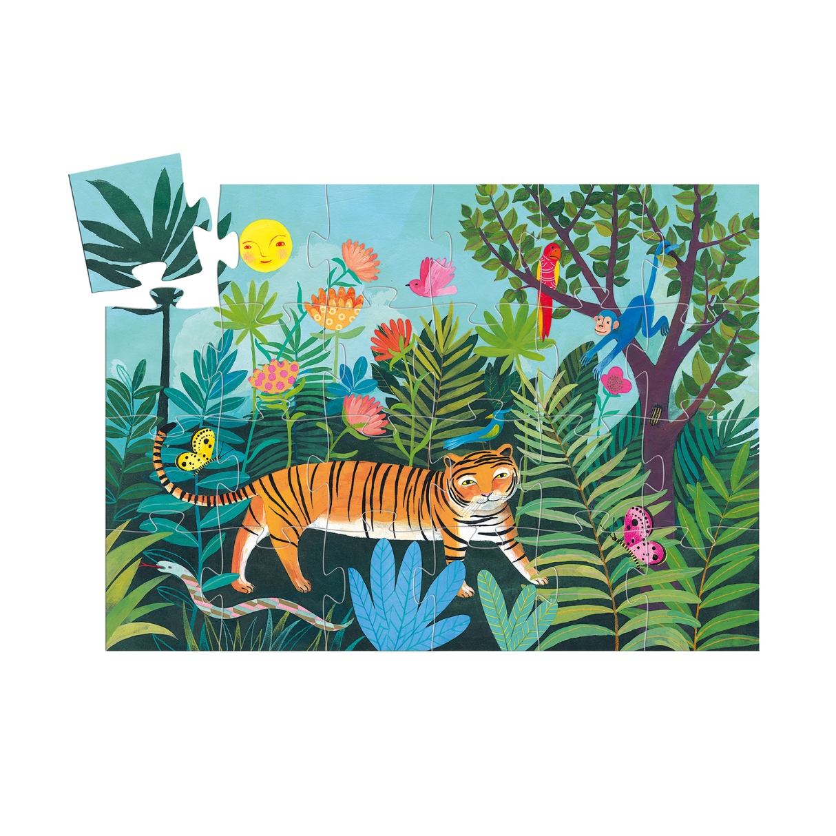 Djeco The Tiger's Walk 24 Piece Puzzle