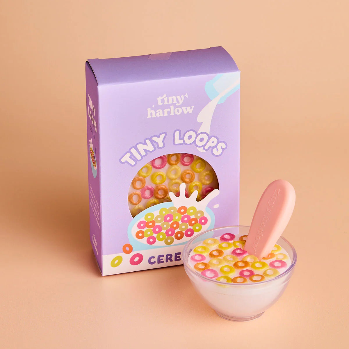 Tiny Harlow Tiny Loops Cereal Bowl and Spoon Set