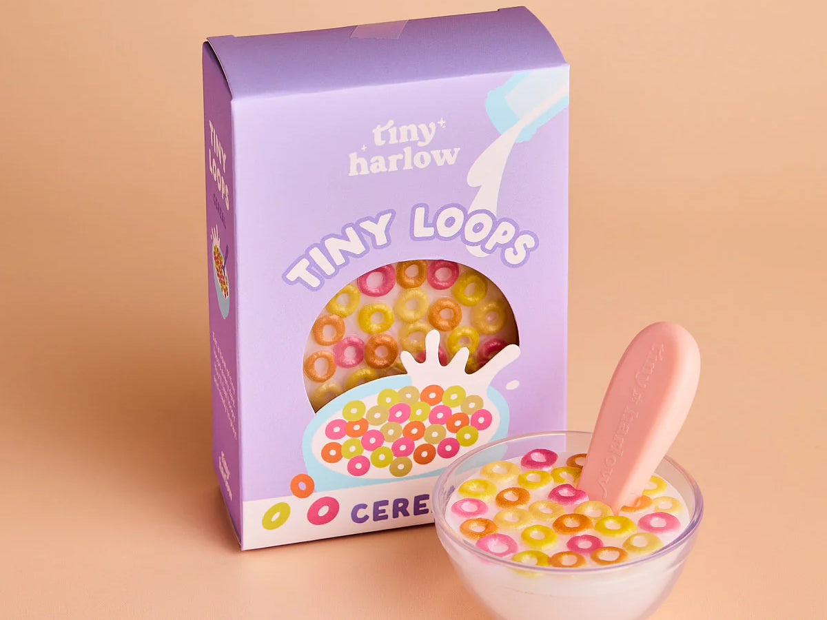 Tiny Harlow Tiny Loops Cereal Bowl and Spoon Set