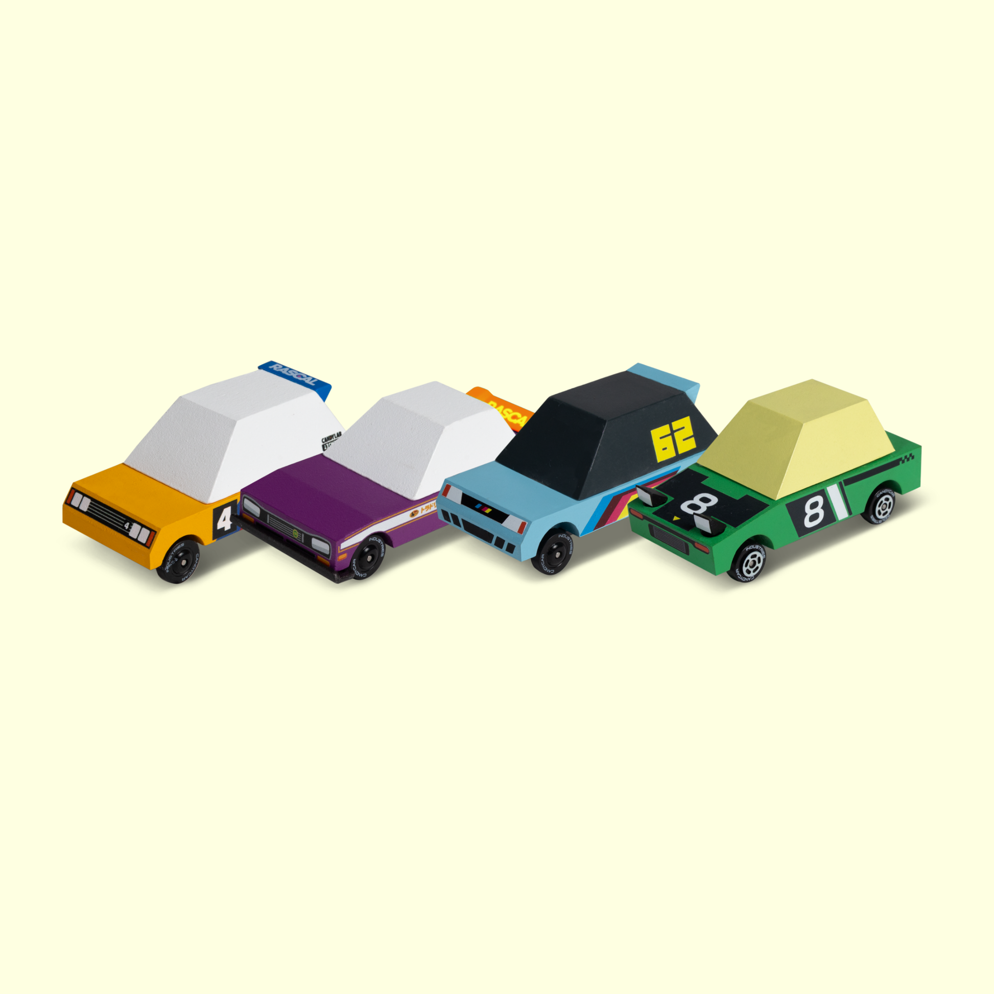 Candylab Toons Tokyo Heat 4-Pack Race Cars