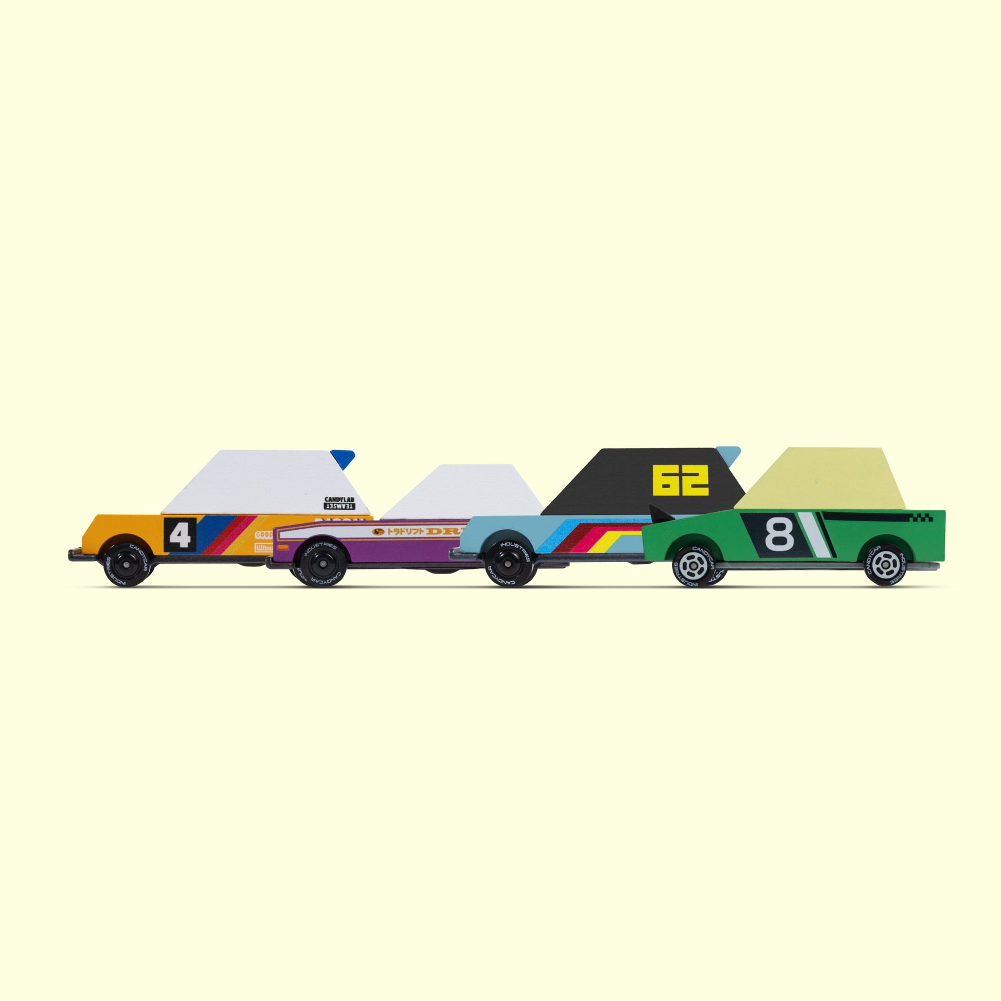Candylab Toons Tokyo Heat 4-Pack Race Cars