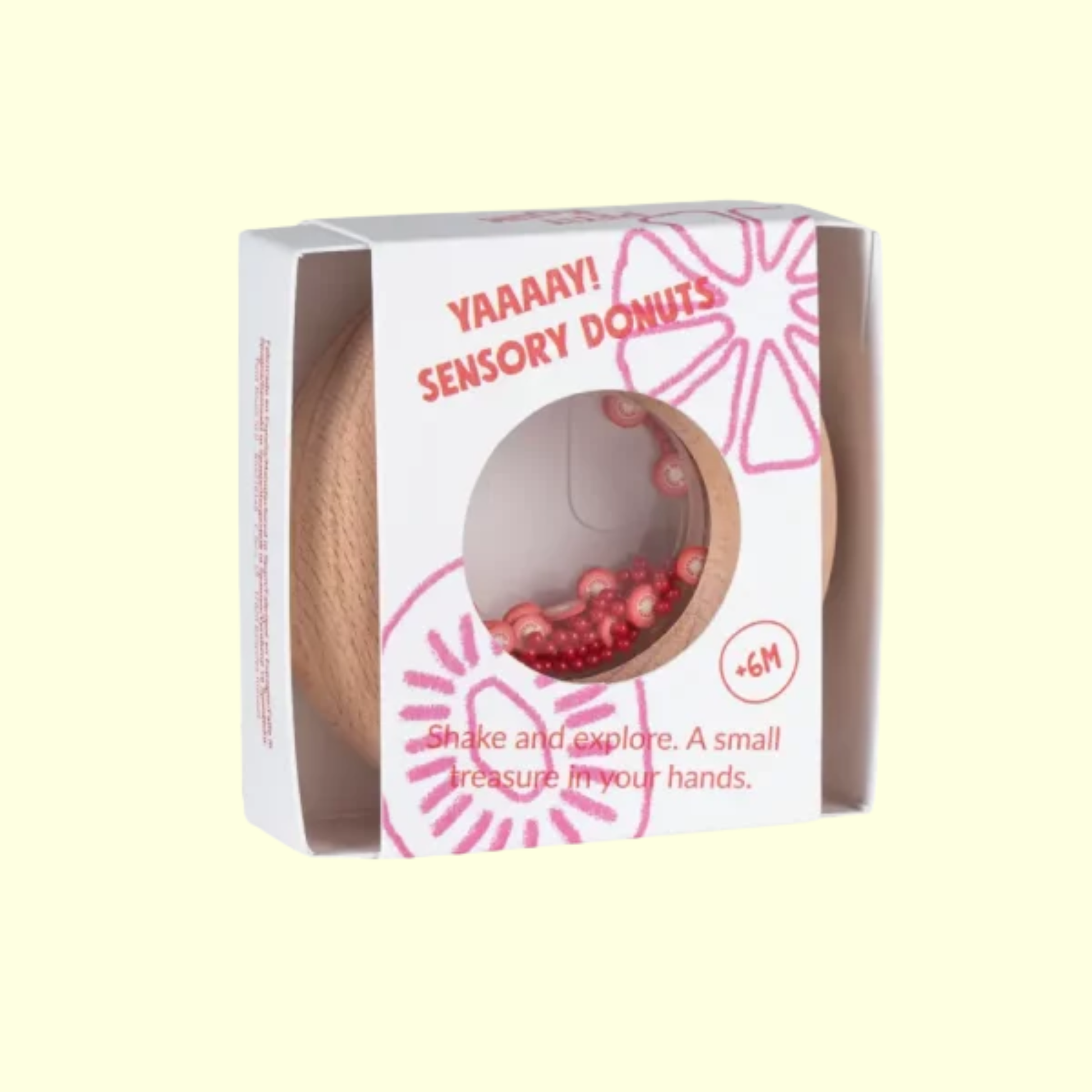 Petit Boum Sensory Donut - Tomatoes