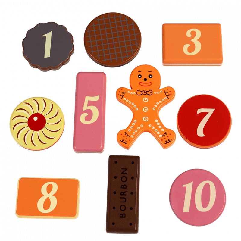 Rex London Traditional Wooden Tea Party Biscuits