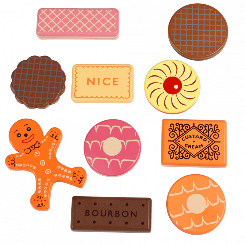 Rex London Traditional Wooden Tea Party Biscuits
