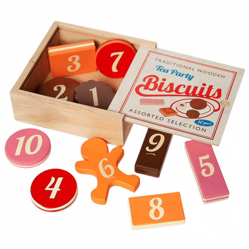 Rex London Traditional Wooden Tea Party Biscuits