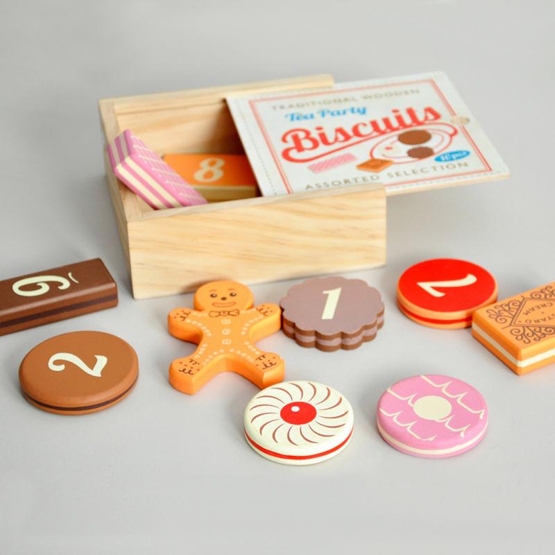 Rex London Traditional Wooden Tea Party Biscuits