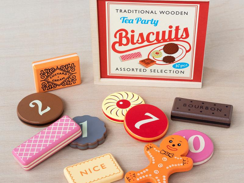 Rex London Traditional Wooden Tea Party Biscuits