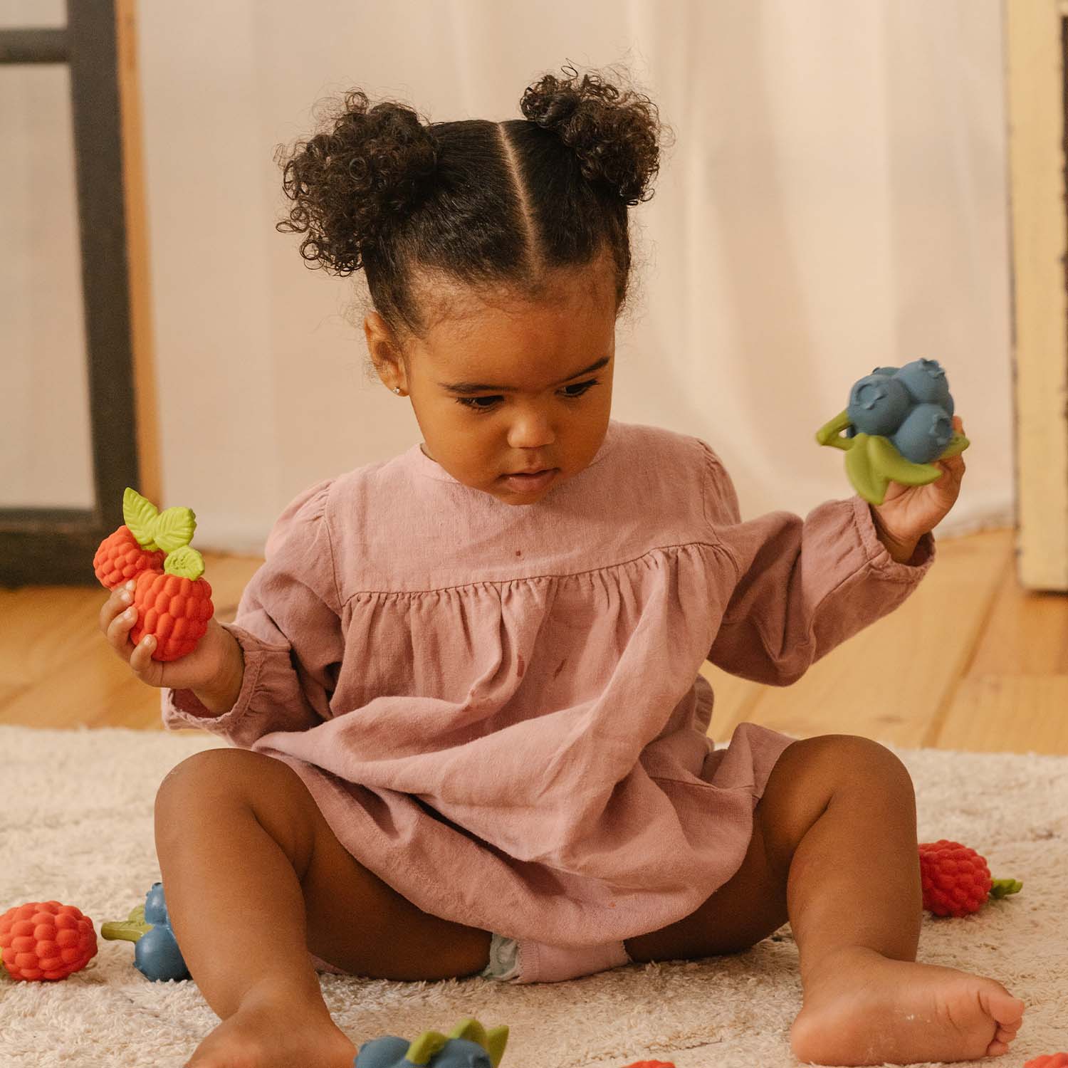 Oli & Carol Valery The Raspberry Teether Toy