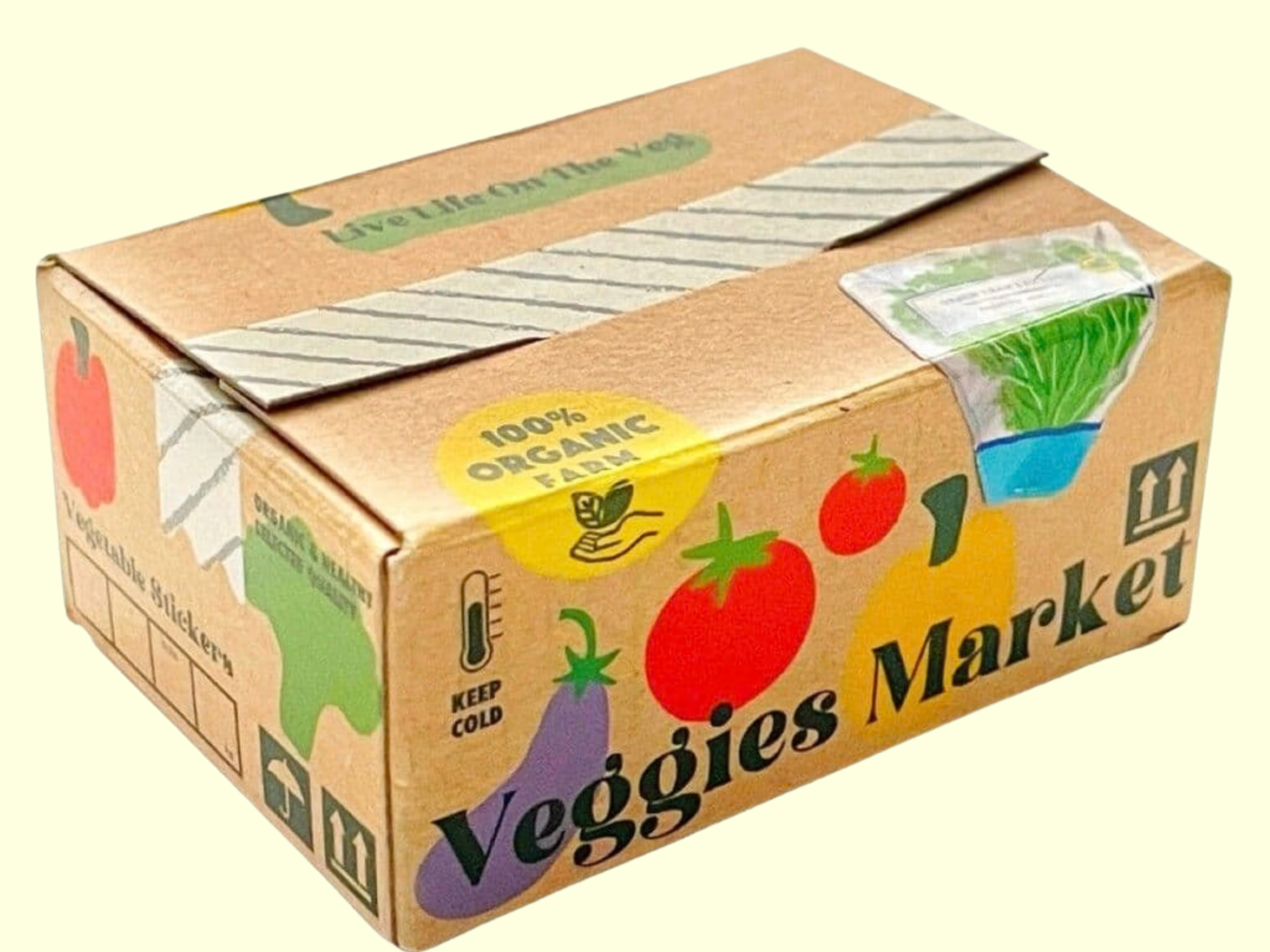Greeting Life Vegetable Market Stickers
